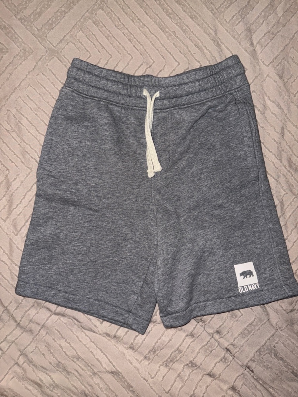 Old Navy Boy’s Gray Heather Pull-On Athletic Shorts - Size 8
